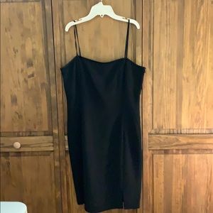Little black dress with spaghetti straps